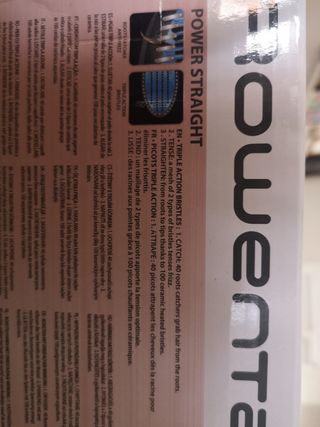 #SIN USO# ROWENTA Power Straight Cepillo Alisador