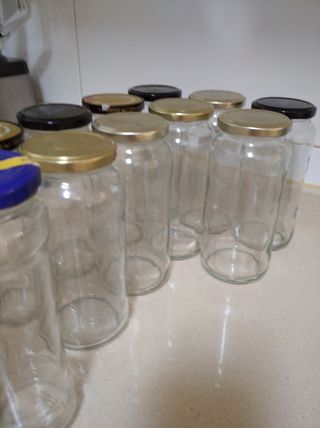 Botes de vidrio para almacenaje de alimentos