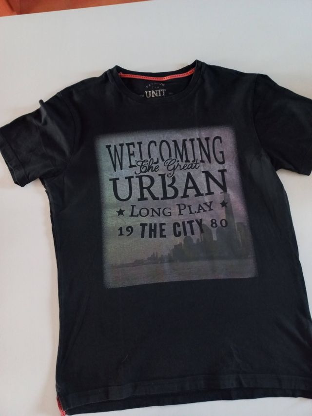 Camiseta negra manga corta