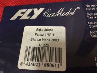 Scalextric slot Fly Panoz LMP-1 Le Mans 2003