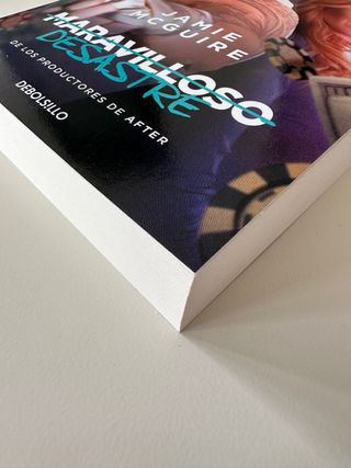 Libro película Maravilloso desastre Debolsillo