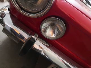 seat 850 sport coupe faros centrles