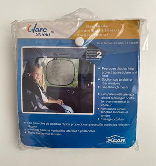 Cortinas parasol niños coche