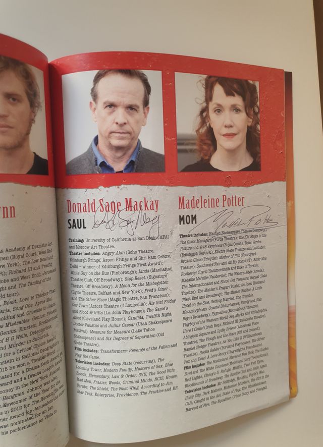 True West - libretto autografato