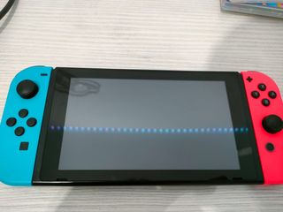 Nintendo Switch 2019,azul y rojo neón 