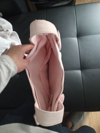 mochila tuc tuc rosa como nueva