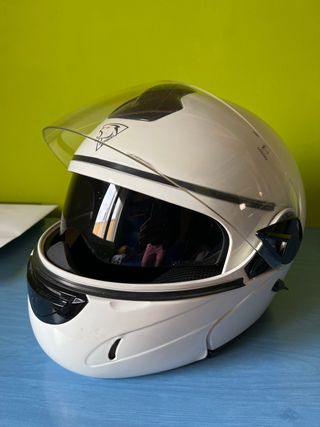 Casco modular mujer talla (m)53/54cm con visor sol