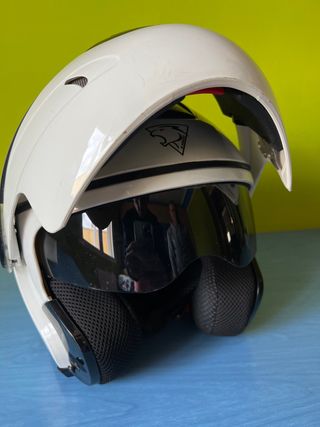 Casco modular mujer talla (m)53/54cm con visor sol