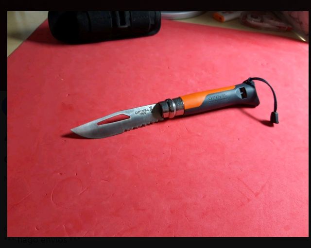 Cuchillo plegable + accesorios (nuevo)