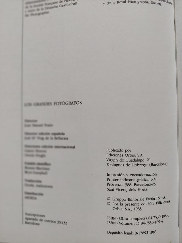 Libro fotografía del fotógrafo David Hamilton