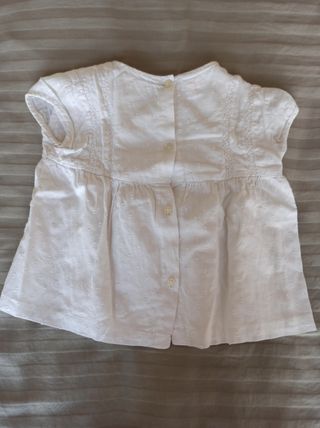 Blusa blanca gocco 3-4