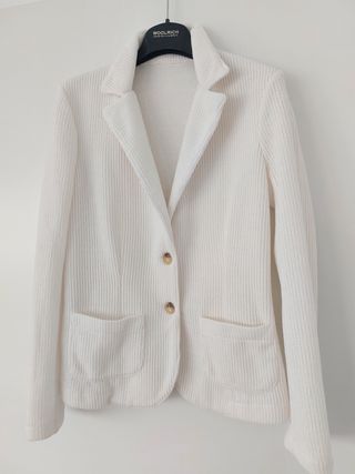 Blazer blanca textura