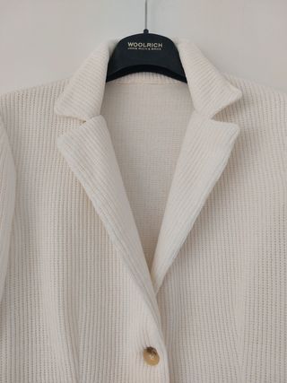 Blazer blanca textura