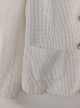 Blazer blanca textura