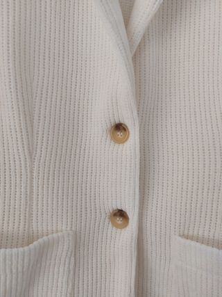 Blazer blanca textura