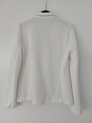 Blazer blanca textura