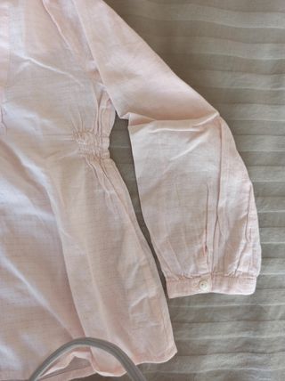 Blusa zara rosa claro talla 3-4