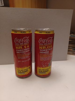 2 lattine coca cola,Germania 2006 calciatori