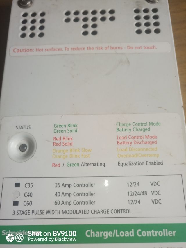 cargador solar de baterías 12/24/48v