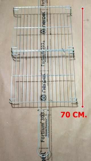 PARRILLA DOBLE NUEVA A ESTRENAR CROMADO de CALIDAD