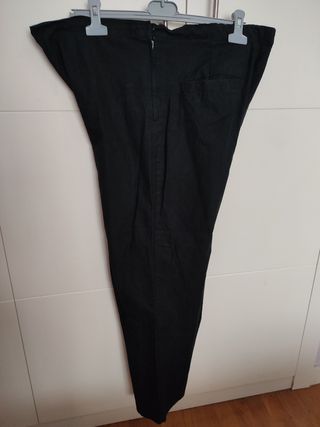 Pantalón premamá lino y algodón