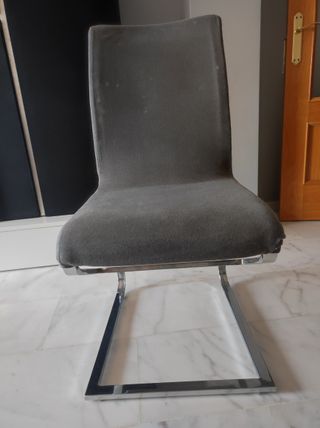 Mesa cristal negro salón extensible