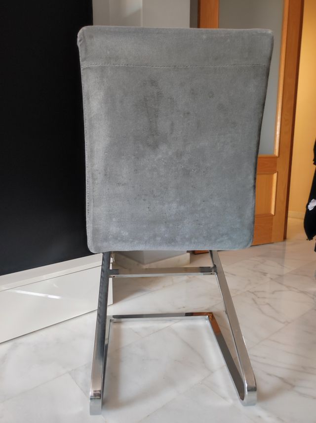 Mesa cristal negro salón extensible