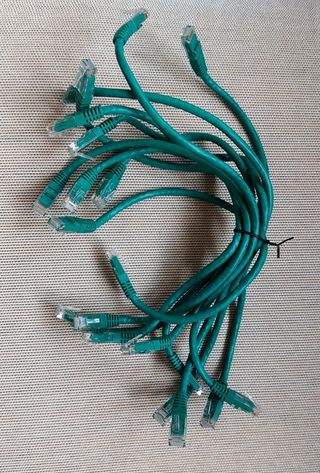 10 cables de red RJ-45 UTP StarTech 0,3 m. CAT 6