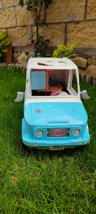 Coche desplegable barbie