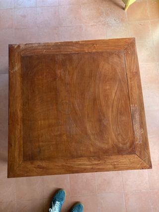 Mesa de madrra maciza/taula 