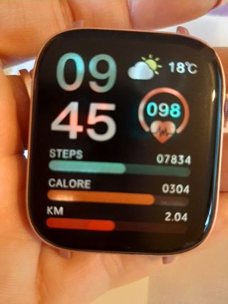 Nuovo Smartwatch Donna Rosa. Con chiamata bluetoot