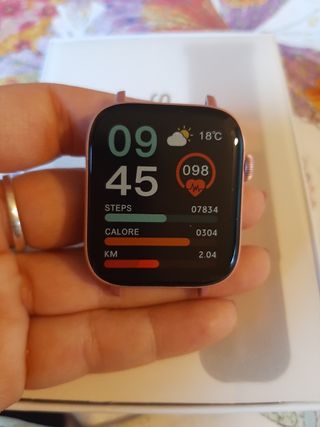 Nuovo Smartwatch Donna Rosa. Con chiamata bluetoot