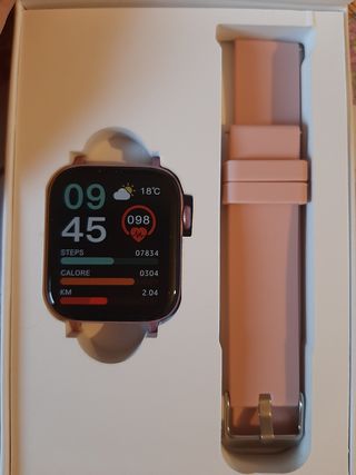 Nuovo Smartwatch Donna Rosa. Con chiamata bluetoot