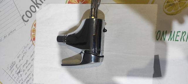 Grifo monomando cromado para bidé