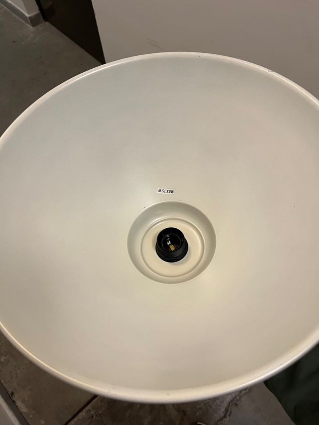 Lámpara techo acero