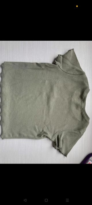Camiseta Verde Pull&Bear Talla S