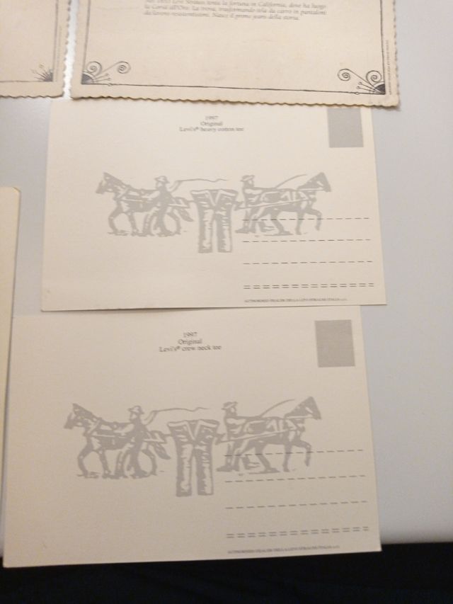 Levi Strauss 7 cartone vintage 