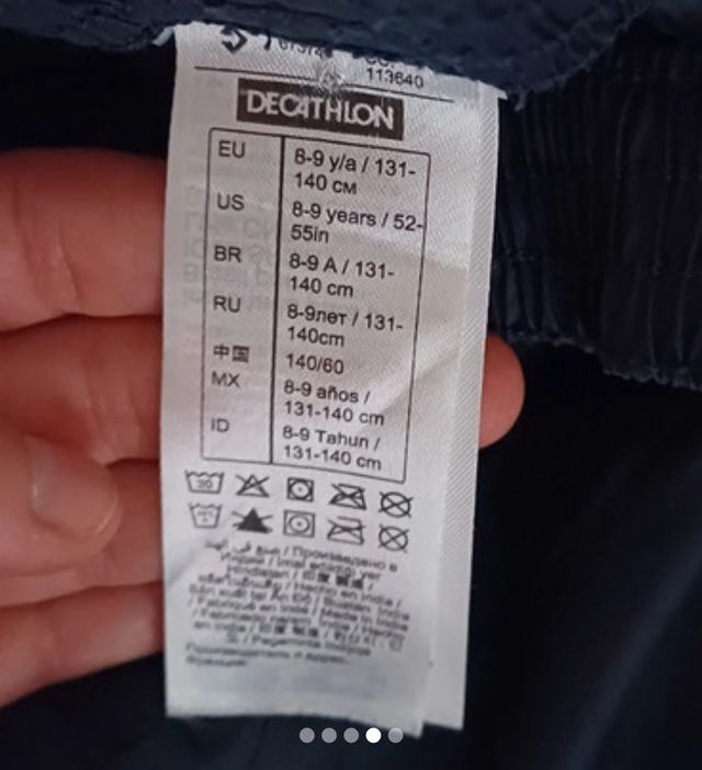 Pantalón impermeable niño