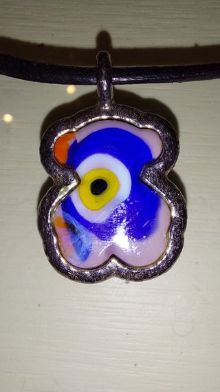 Colgante TOUS Duna Cristal de Murano y plata