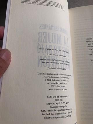 La mujer que no bajo del avion - Empar Fernandez