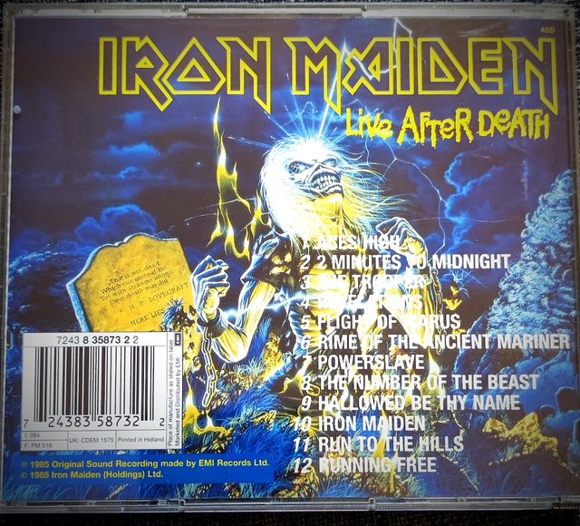 IRON MAIDEN 2 CD Live After Death
