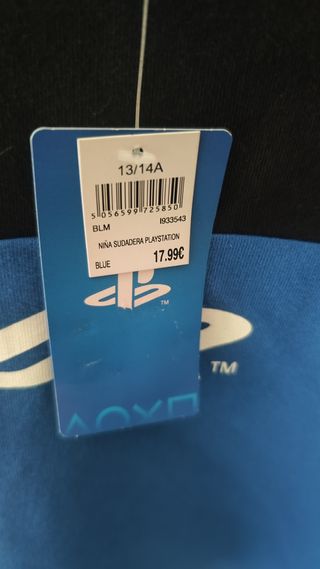 SUDADERA NIÑA PLAYSTATION