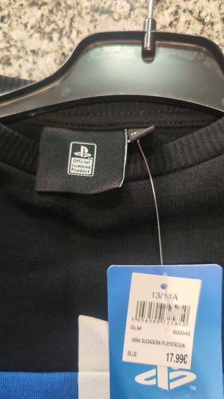 SUDADERA NIÑA PLAYSTATION