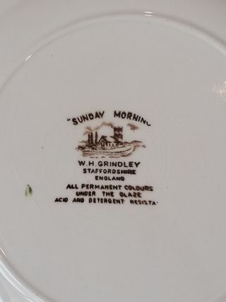 Plato grande Staffordshire