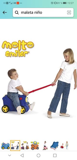 maleta moto niño