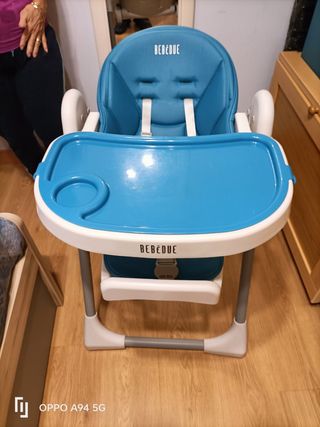 Cuna de viaje nueva, también la trona(aparte)