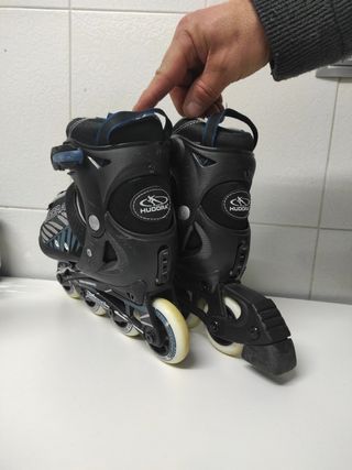 Patines en línea marca Hudora