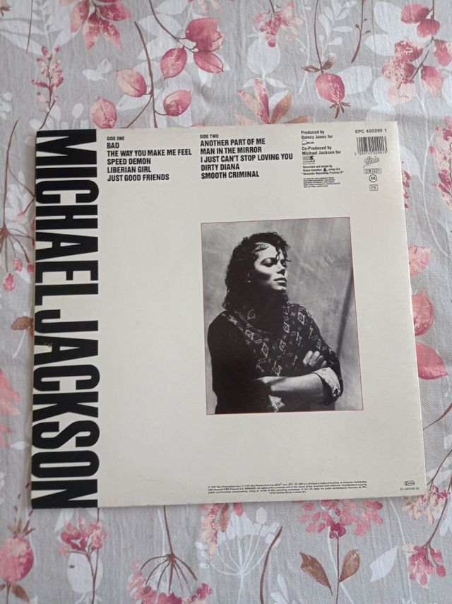 Disco vinile 33 giri Bad Michael Jackson 