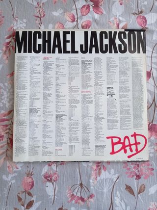 Disco vinile 33 giri Bad Michael Jackson 