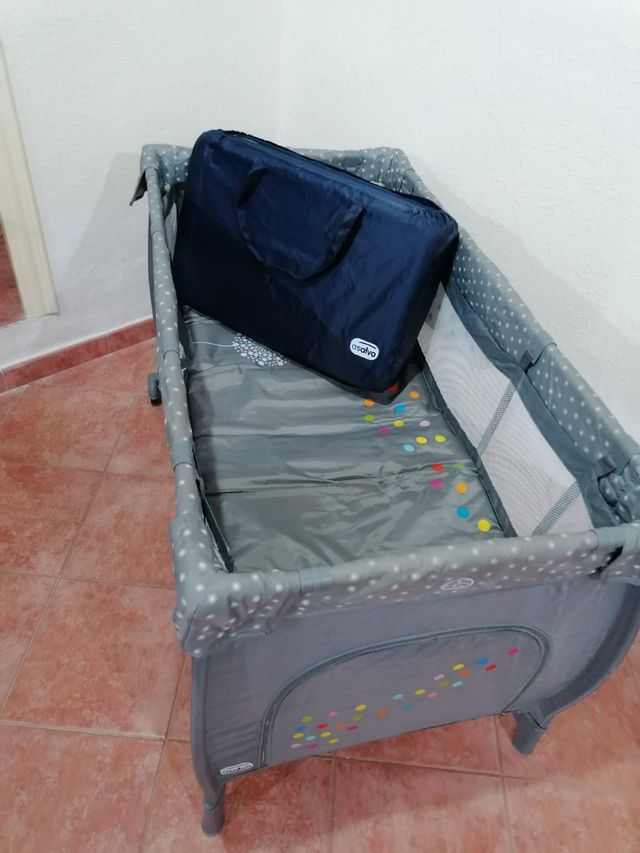 CUNA de viaje con COLCHÓN